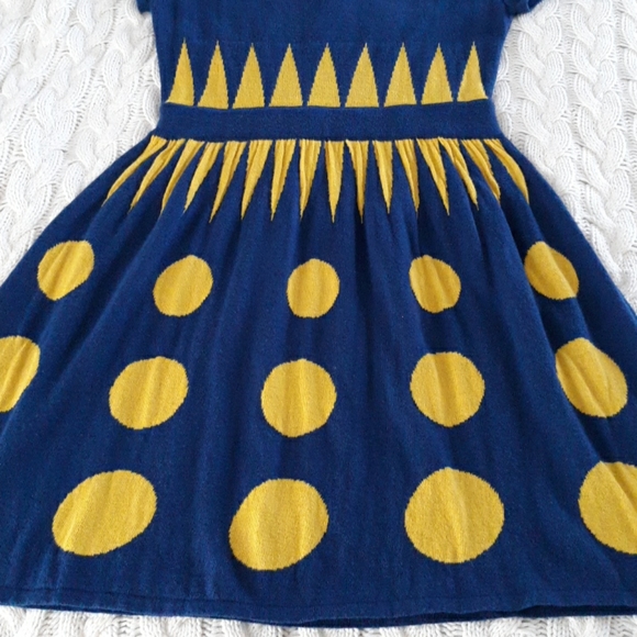 Flying Tomato M Blue & Chartreuse Dress - Picture 4 of 7